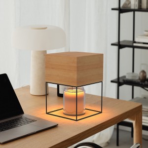 2024 ຄວາມຄິດສ້າງສັນໃຫມ່ຂອງທຽນໄຂ warmer ໂຄມໄຟໃນເຮືອນອຸປະກອນ aromatherapy ອົບອຸ່ນເຄື່ອງ aromatherapy ບໍ່ມີຄວັນຢາສູບແລະສີຂຽວຜະລິດຕະພັນ Smart desk lamp ຟັງຊັນອັດຕະໂນມັດ