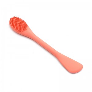 Double-Headed Product Soft Facial Wash Cleanser Silicone Face Mask Brush