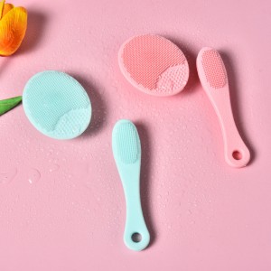 Escovas de limpeza macias, para lavar o rosto, massagem, limpador, escova facial de silicone