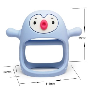 Teether Baby Chew For Sucking Needs ប្រដាប់ក្មេងលេងដៃ Pacifier បំបៅកូនដោយទឹកដោះ Silicone Teething Toys