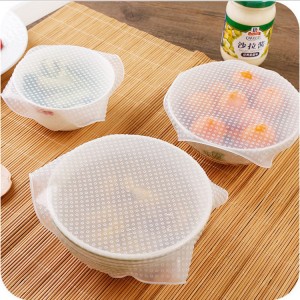 Food Grade Wrap Suction Seal Silicone Food Cling Film
