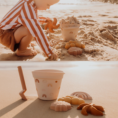 Sommeren er her, køb et silikone-strandbøttesæt til dit barn