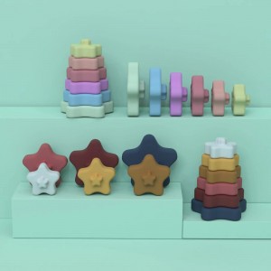 Squeeze Play with Early Educational Silicone Stacking Tower