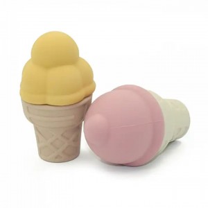 Pludmales bērnu komplekts, vasaras mīkstā pelējuma saldējuma silikona smilšu rotaļlietas