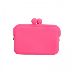 Portable Comel Mini Beg Kecil Rantai Kunci Fon Telinga Gincu Penyimpanan Dompet Dompet Syiling Silikon