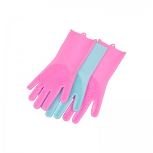 Cleaning Magic Kitchen Household Silicone Dish Washing Gloves