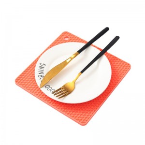Heat Resistant Silicone Potholder Non-slip Bowl Pad Mat Glove Honeycomb Mats