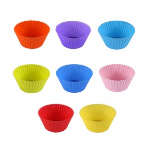 Mould Muffin Cup Chocolate Pudding Silicone Cake Molds