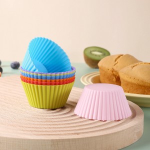 Bageform Pande Muffin kopper Håndlavede forme Chokolade gør-det-selv silikone kageforme