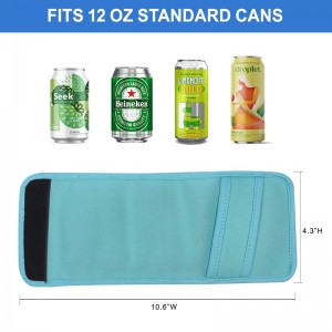 Can Cooler Flexible Freezable Gel and Ice Pack for Regular
