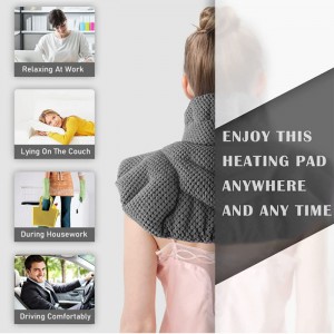 Customize Flax Seed Physiotherapy Health Heating Pad For Neck And Shoulder Microwavable Custom Hot Seller Health Care Supplies