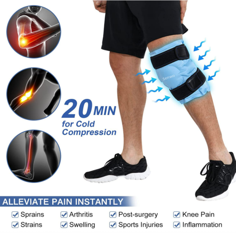 Wholesale Customize Ice Pack for Knee Pain Relief Reusable Gel Ice Wrap for  Leg Injuries, Swelling Hot Cold Compress Therapy for Arthritis ACL  Manufacturer and Supplier