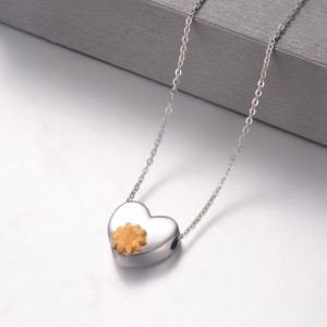 Stainless Steel Cremation Jewelry for Ashes Memorial Jewelry Daisy Sunflower Pendant Keepsake Urn Necklace Waterproof