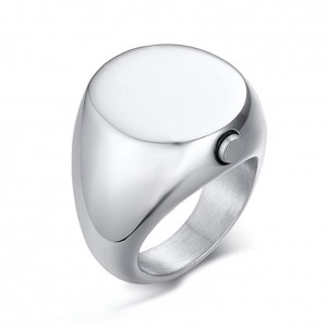 Stainless Steel Cremation Urn Men Rings Memorial Urn Ring Ashes Keepsake Cremation Jewelry Size 8-12