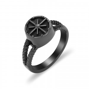 Cremation Jewelry For Ashes Compass Urn Ring For Women Men Cremation Ring Holds Loved Ones Ashes Keepsake Urns Finger Rings