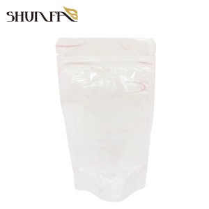 Special Treatment Brush Wool Paper Material Stand-up Pouch Snack Food Packing Bag