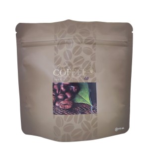 Stand-up Pouch UV Process Custom Printing Coffee Nuts Food Doypack Zipper Bag