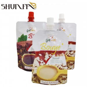Food Grade Multi-Functional Juice Liquid Plastic Pouch with Spout Stand up Bag