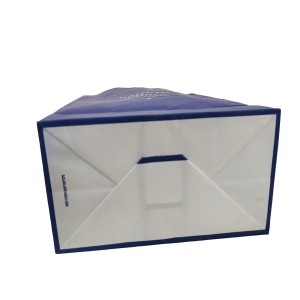 Square Bottom Takeaway Packaging Paper Handbag Shooping Gift Carrier Tote Bag