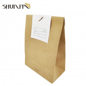 Cardboard Box for Bakery Food Records Bread Pastry Square Bottom Packing Bag