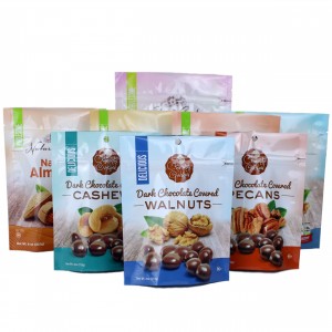 Wholesale Custom Anti-Deterioration Chocolate Snack Food Stand up Packaging Pouch