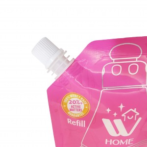 High Quality Stand-up Spout Pouch Chemical Wash Food Detergent PA Packing Bag