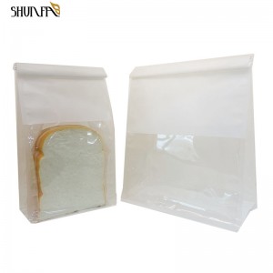 in Stock Cotton Paper Bread Bag Baking Toast Bread Bag Slice Bread Bag