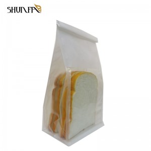in Stock Cotton Paper Bread Bag Baking Toast Bread Bag Slice Bread Bag