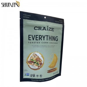 Chinese Factory Wholesale Mylar Aluminum Foil Stand up Snack Packing Bag