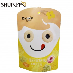 Special Shape Cartoon Pattern Stand up Pouch Snack Mint Candy Sugar Bag