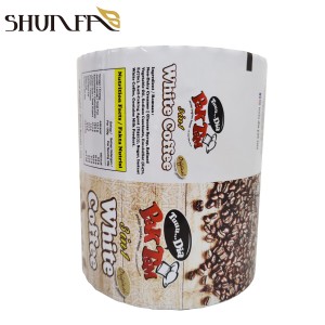 Wholesale Custom Printed Laminating Plastic Sachet Bag Coffee Food Packaging Roll Film