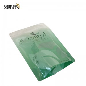 Food Grade Resealable Standing up Pouch for Packing Xylitol
