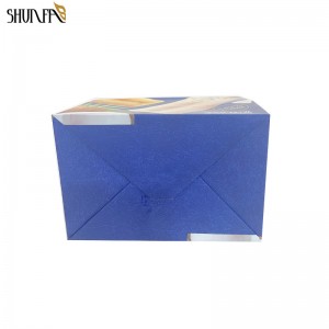 Customize Printing Biscuits Square Bottom Paper Bag Withe Steel Tie