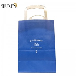 Wholesale Shopping Gift Recycled Paper Bags with Paper Handle