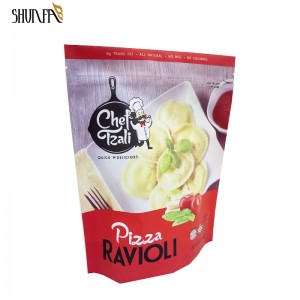 Hot Selling Plastic Resealable Tear Zipper Stand up Food Bag