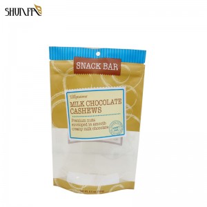 Food Grade Stand up Food Packaging Bag for Candy Snack Biscuits