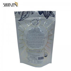 Alumimun Foil Ziplock Biscuits Nut Candy Stand up Food Paking Bag