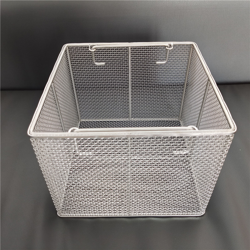 Medical stainless steel wire basket/disinfection basket