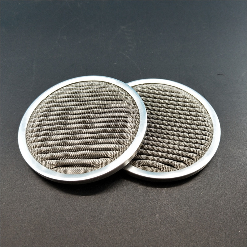 304/316 Sintered Metal Filter Disc ,  Rimmed Filter Disc 0.5 -100 Micron