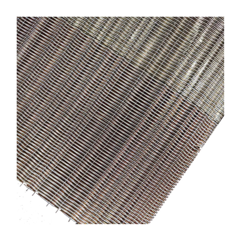Stainless steel glass laminated decorative wire mesh