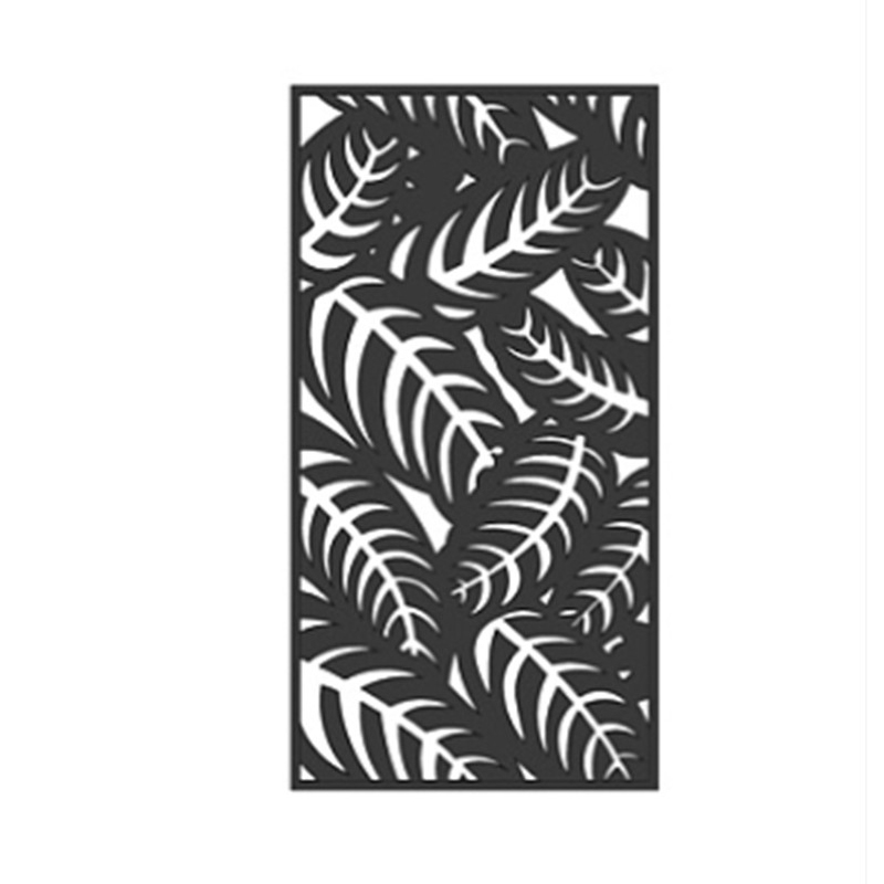 Room exterior wall decoration Laser cut carved metal screen  (1)