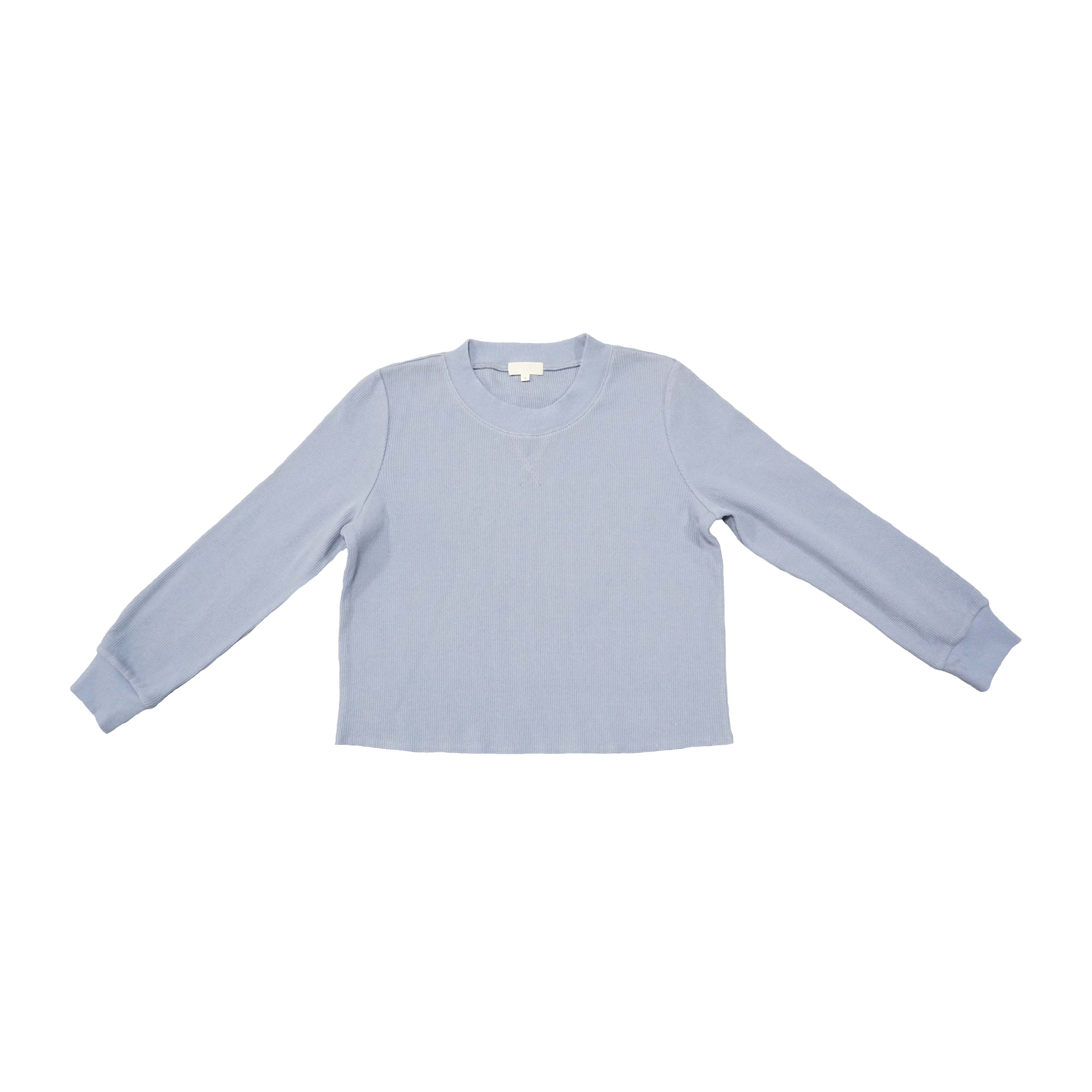 Casual Round Neck Long Sleeve Top With “X” logo