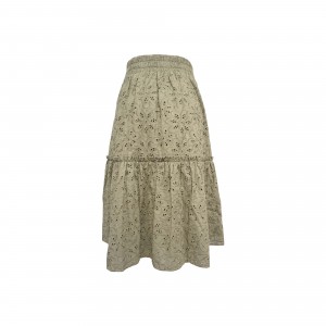 Cotton High-quality Hollow Flower Skirt