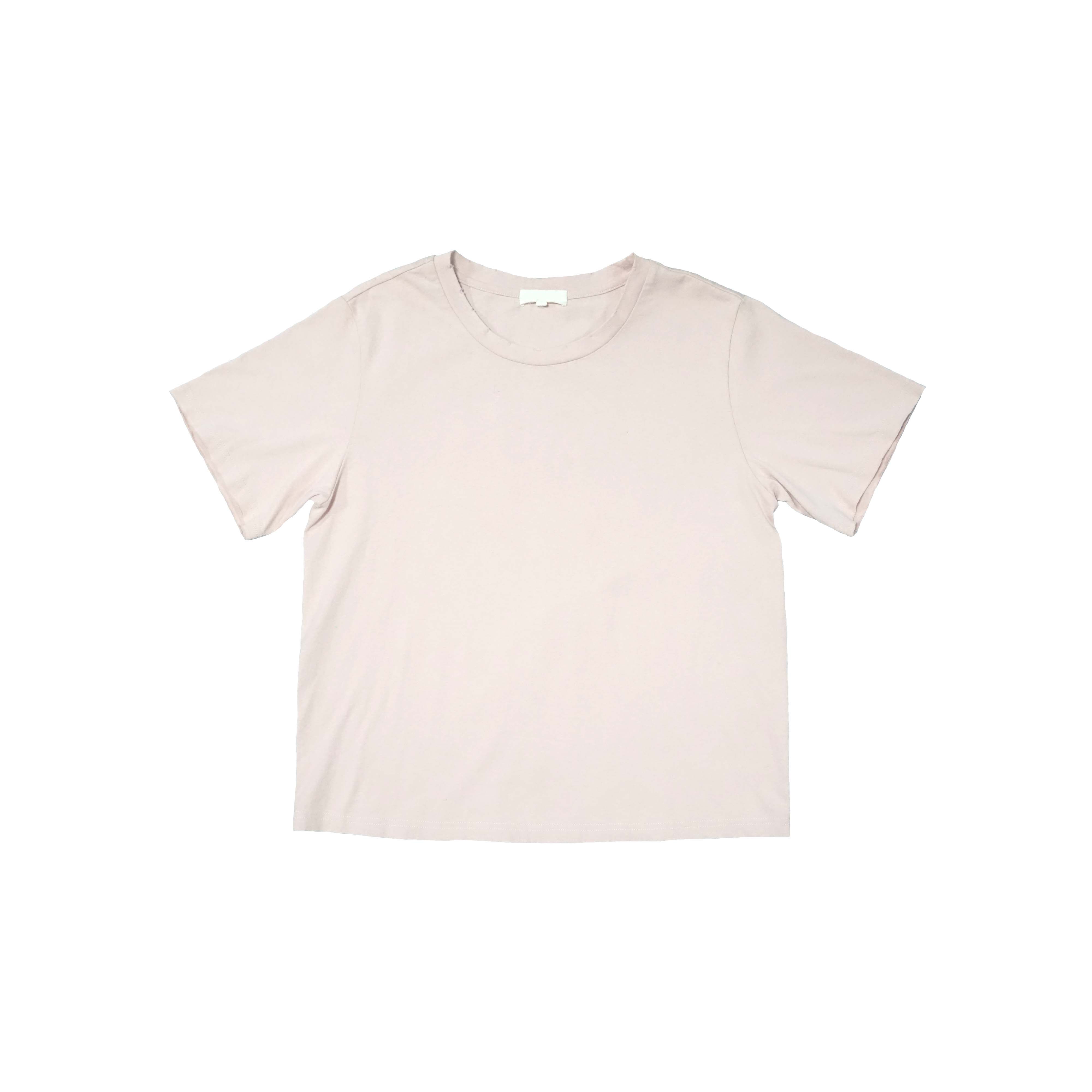 Pink Simple Versatile Printed T-Shirt