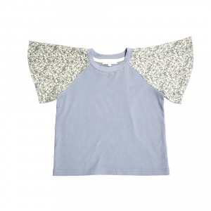 Cotton simple high-quality children’s short-sleeves top