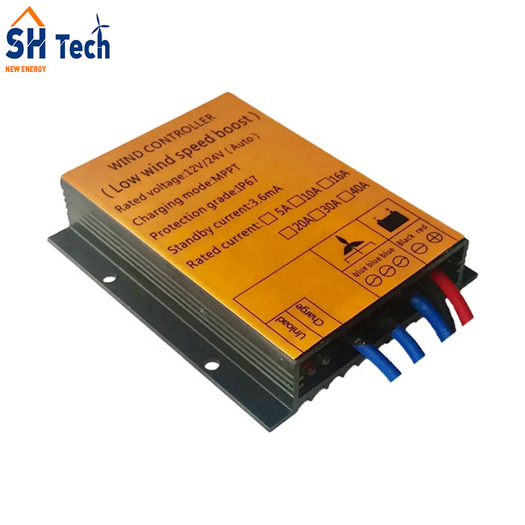 30A 100-1000W Low Wind Speed 12v24v48v Auto MPPT Wind Turbine Charge Controller Featured Image