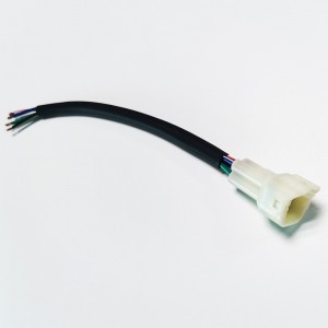 ສາຍມໍເຕີ 4PIN Dustproof Connector Waterproof Wire Cable ແມ່ສາທາລະນະ docking Sheng Hexin