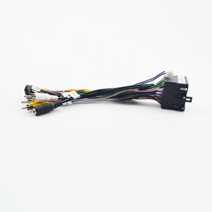 Arnés de cables de audio do coche Arnés de cables de amplificador Arnés de conexión de audio Sheng Hexin