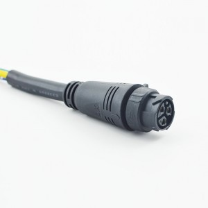 Cable de conexión impermeable serie M19 enchufe impermeable macho-fembra acoplamento Sheng Hexin