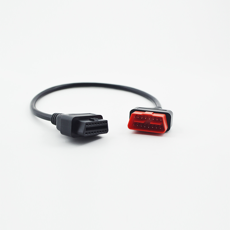 Buong 16pin OBD II OBD2 16 needle-male-to-female extensionCable separator connector line adapter Sheng Hexin